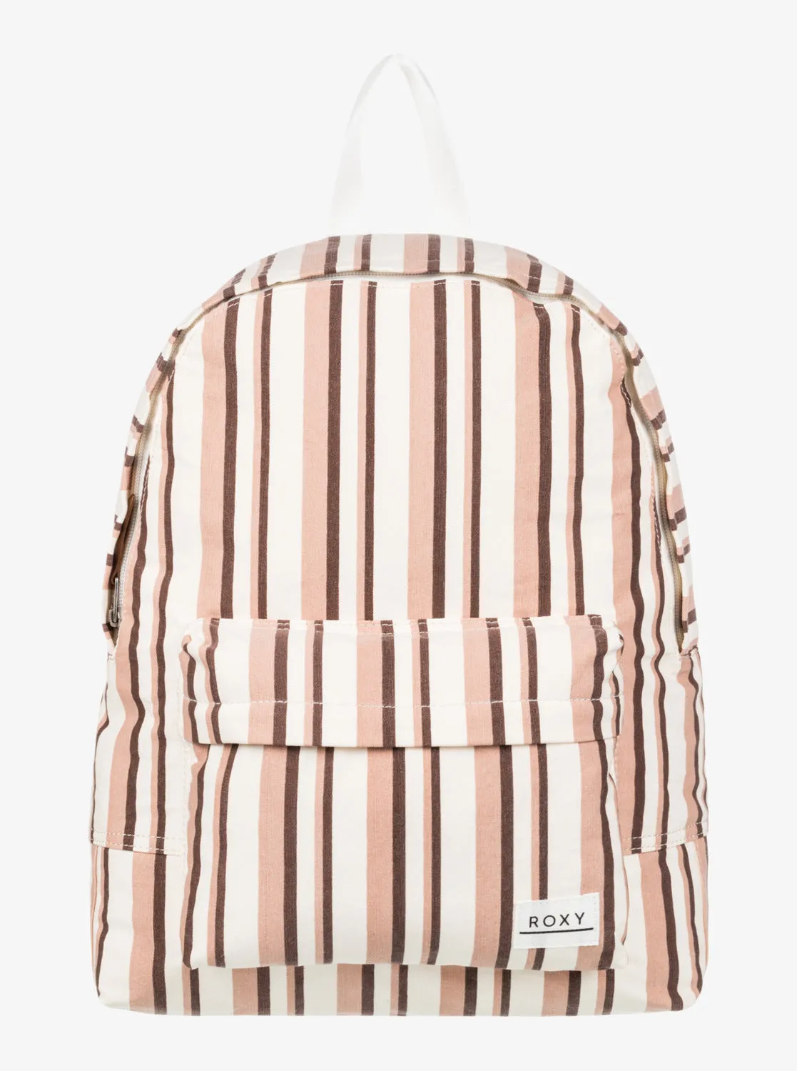Sugar Baby Canvas Small Backpack - Root Beer Silk Caye Stripe