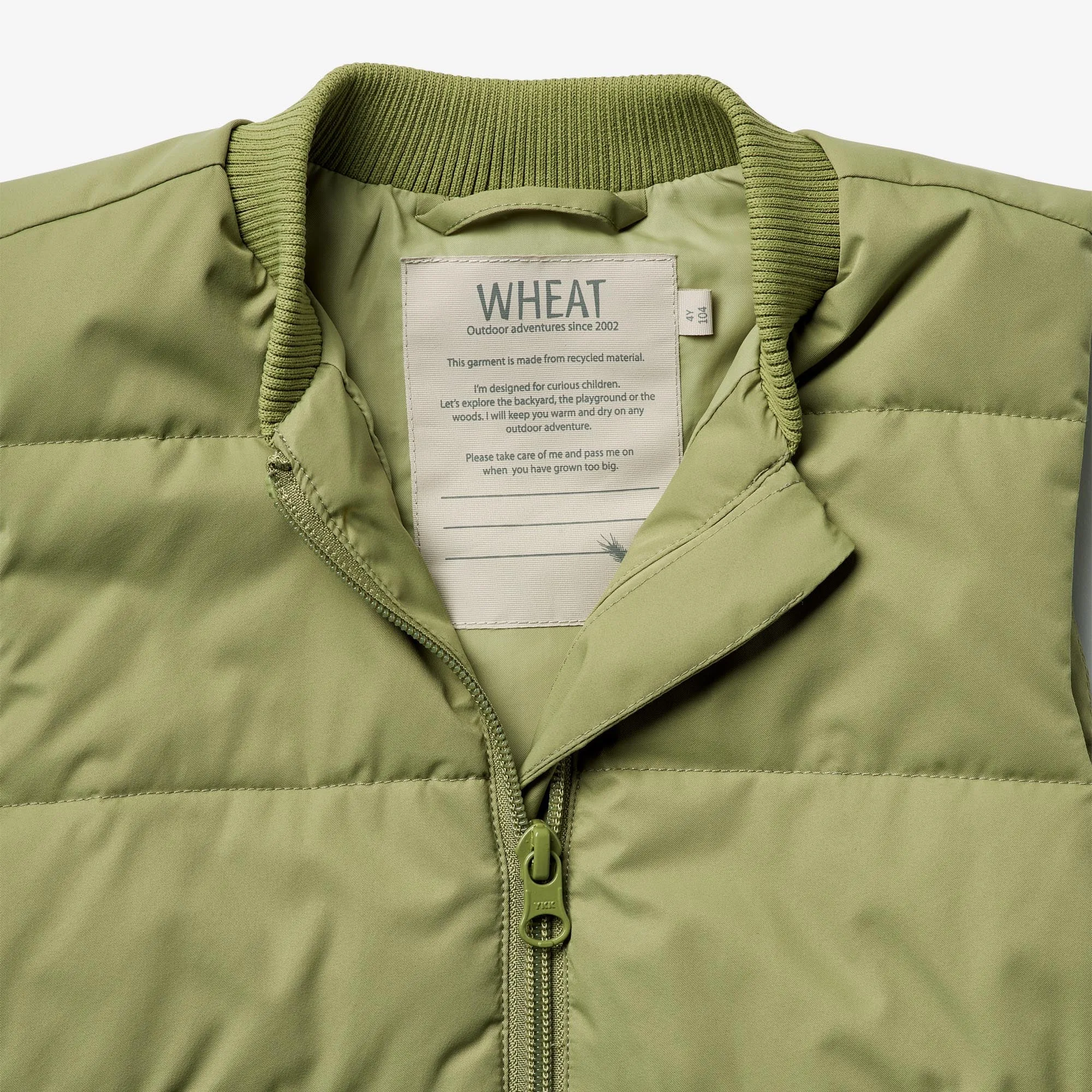 Summer Puffer Waistcoat Andre - sprout