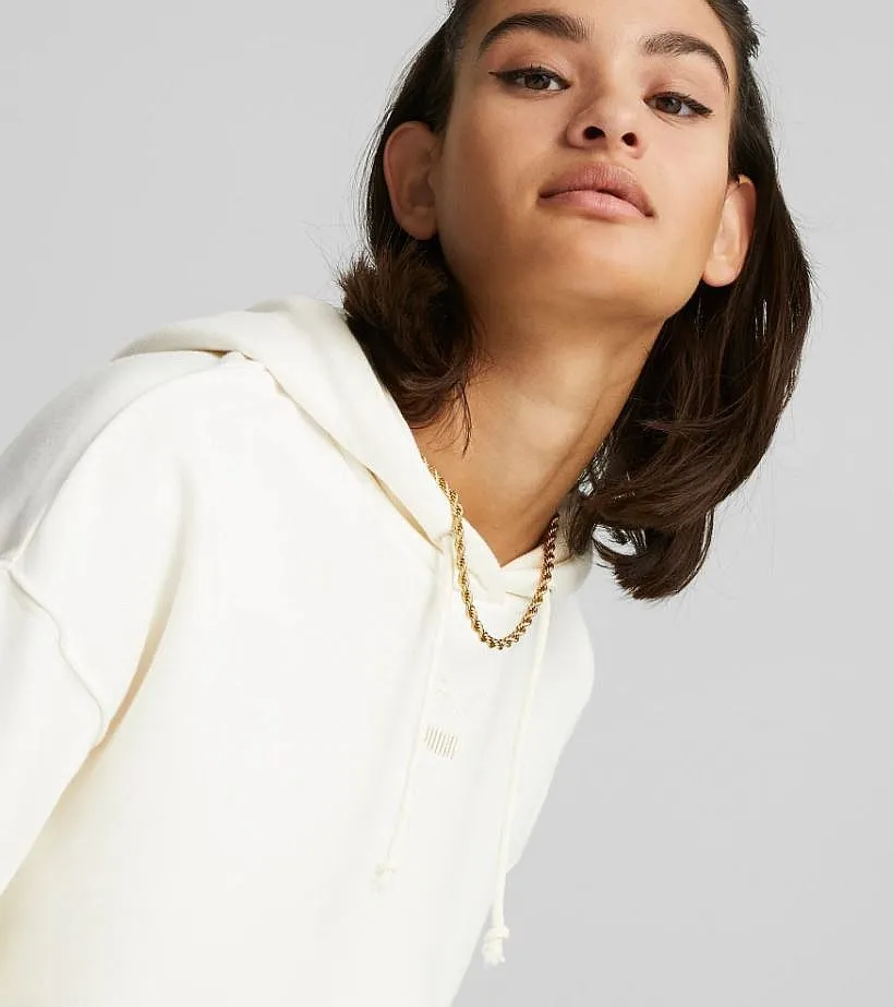 sweatshirt Puma Classics Cropped Hoodie TR - No Color - women´s
