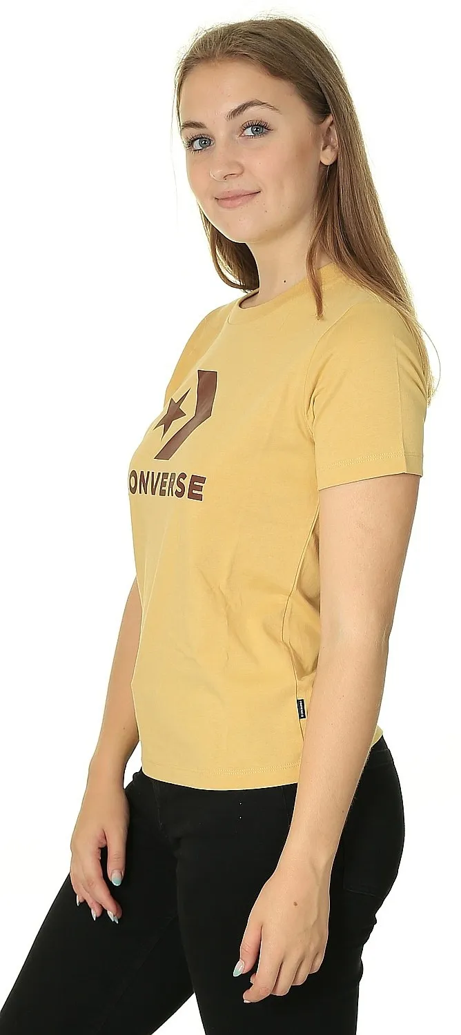 T-Shirt Converse Star Chevron Center Front/10018569 - A30/Gold Dart - women´s