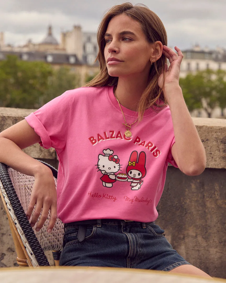 Tee-shirt Bree rose Hello Kitty x My Melody