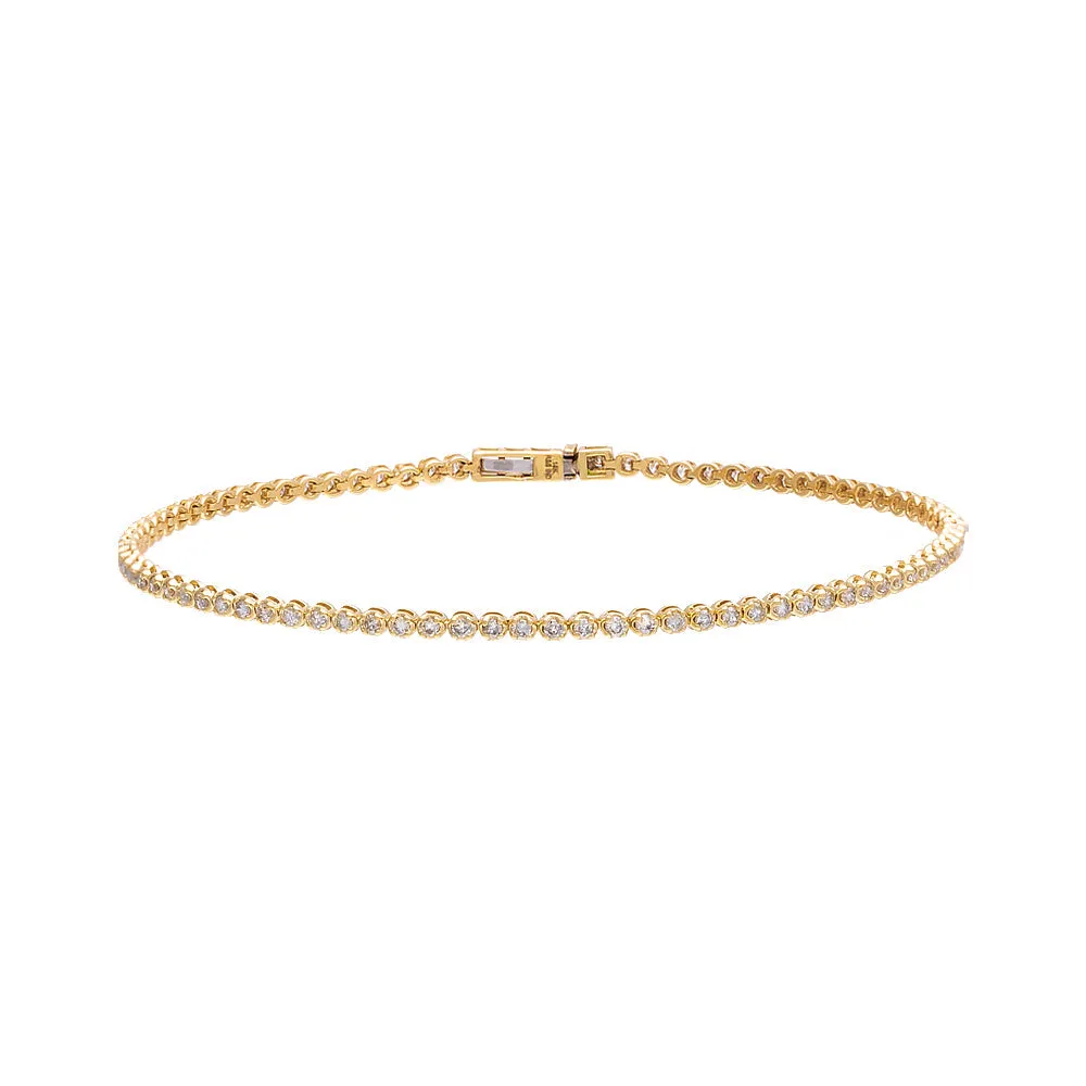 Tennis Bracelet | 1 Carat Diamond | 14K Gold