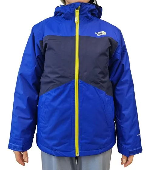 THE NORTH FACE Clement Giacca invernale idrorepellente 3 in 1 da neve per ragazzi NF0A3NNVCZ6 Blu/Nero/Giallo