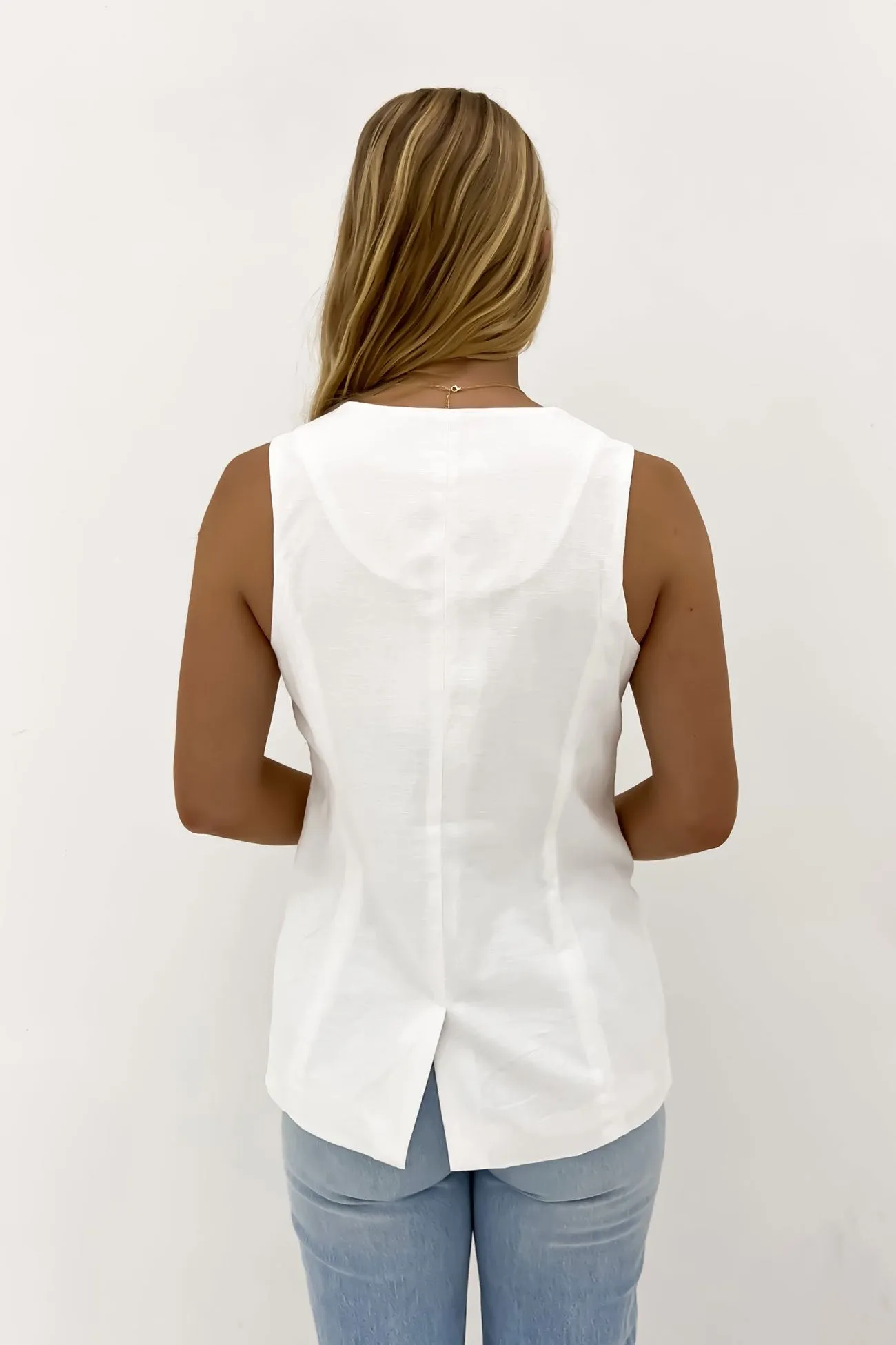 Tilly Vest White