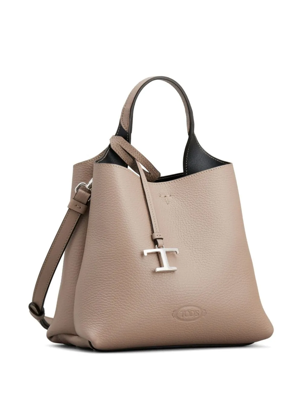 Tod's    Tod's T Timeless Mini Leather Tote Bag