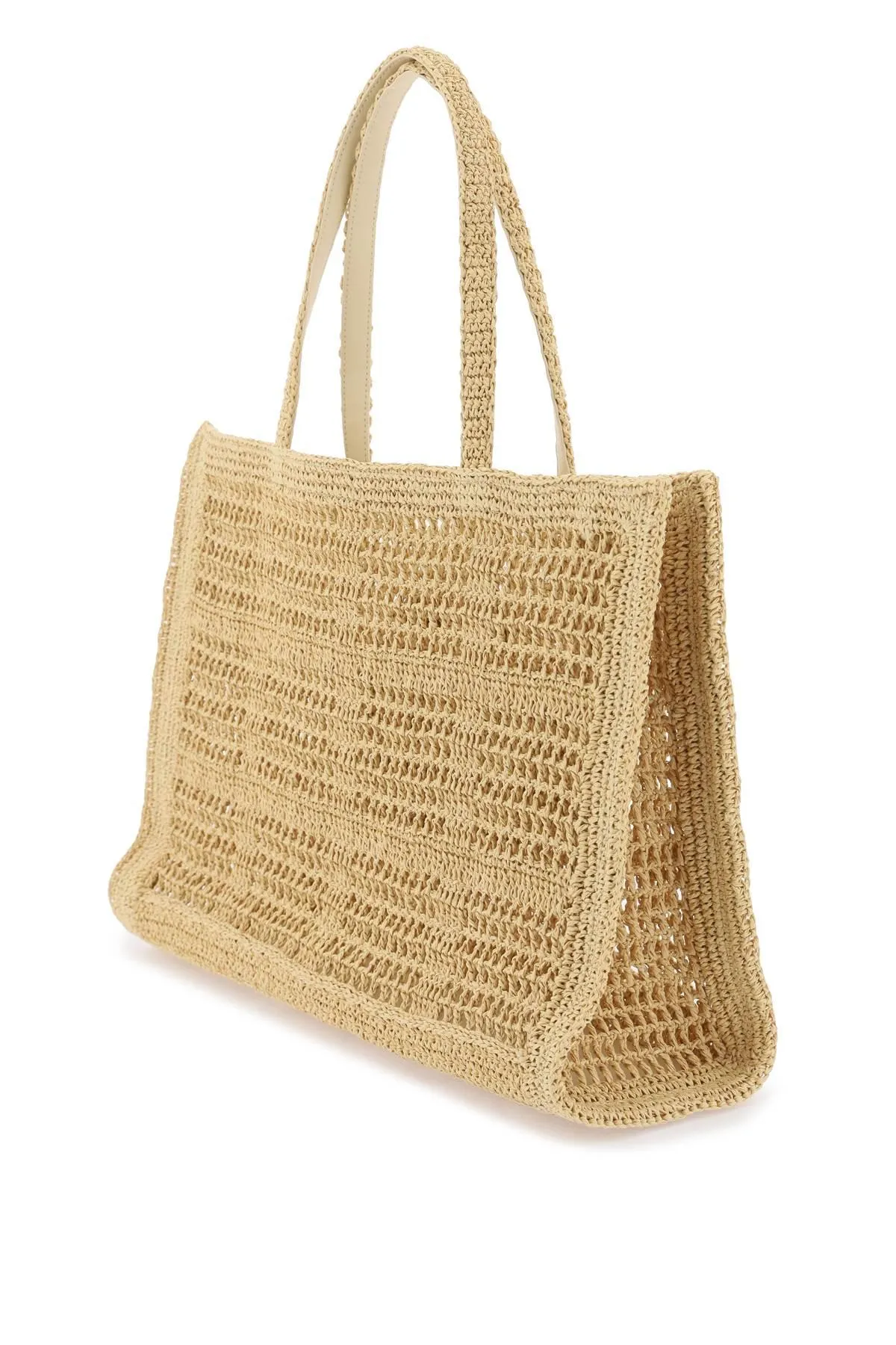 Tory Burch    Tory Burch Ella Crochet Raffia Tote Bag In