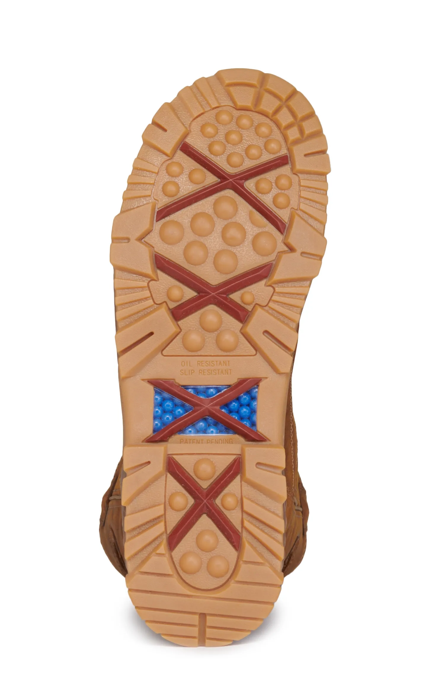 Twisted X Men's Distressed Saddle Brown CellStretch MetGuard Round Nano Composite Toe Work Boot