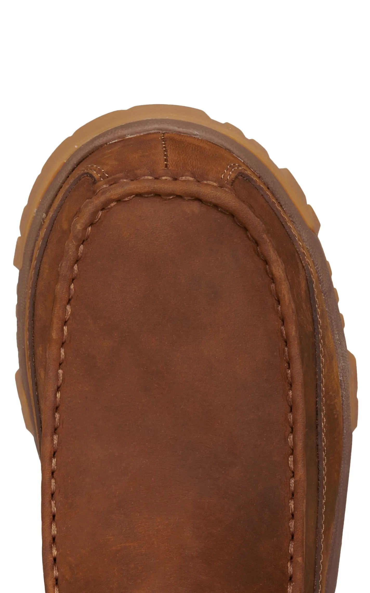 Twisted X Men's Distressed Saddle Brown CellStretch MetGuard Round Nano Composite Toe Work Boot