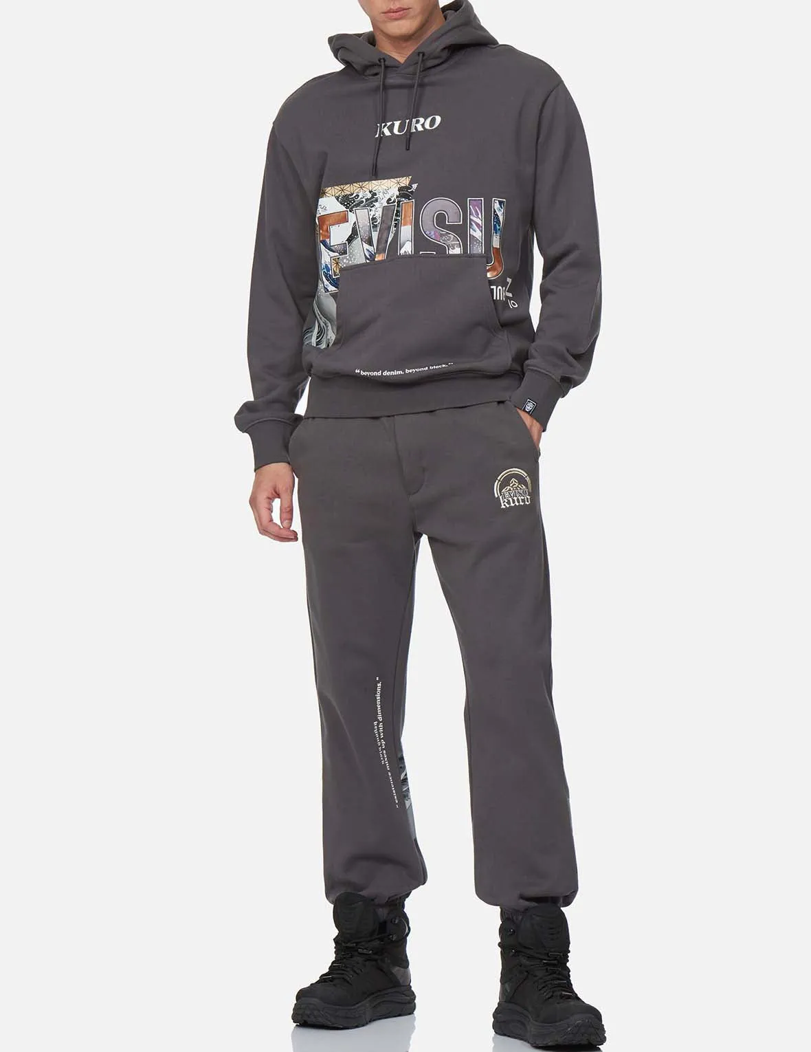 Ukiyo-E Infused Logo Insert Hoodie