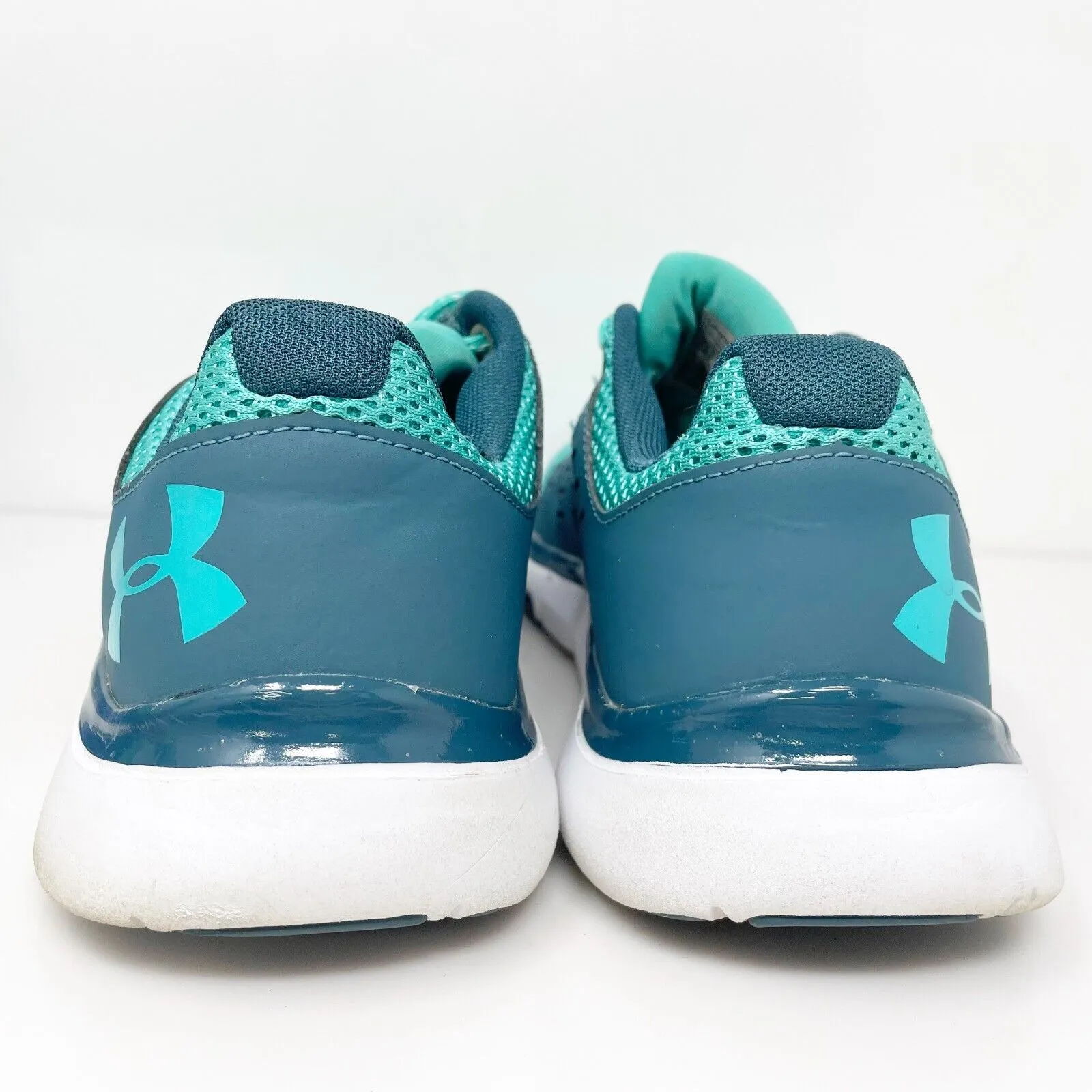 Under Armour Womens Micro G Limitless 1274417 Blue Running Shoes Sneakers Sz 7.5