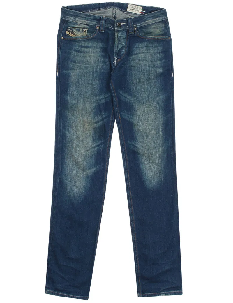 Uniform Reworks Diesel Darron Dirty Blue Jeans 30X32