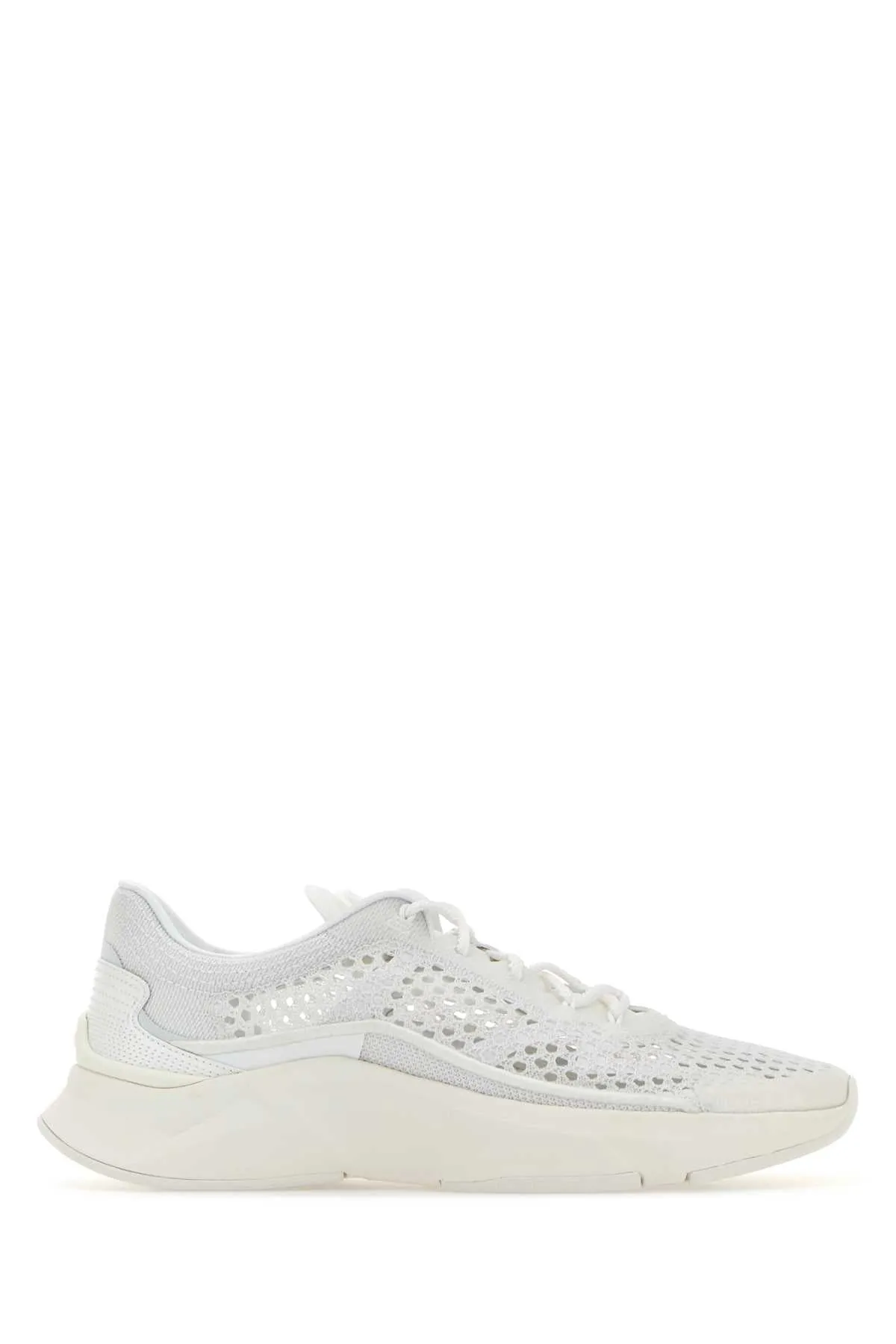 Valentino Garavani White Mesh True Actress Sneakers