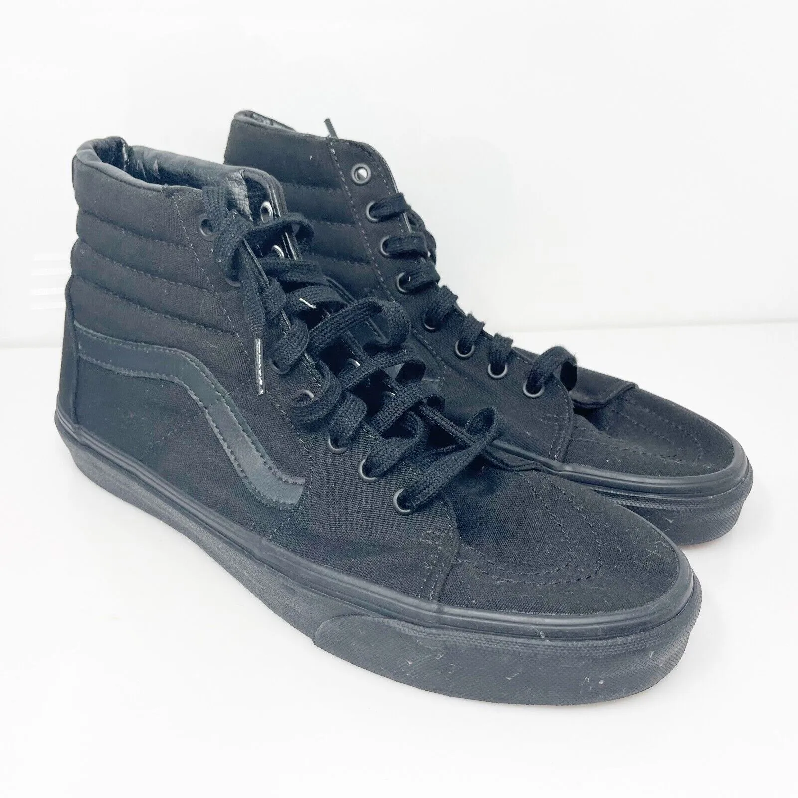 Vans Unisex Sk8 Hi 721565 Black Casual Shoes Sneakers Size M 9.5 W 11