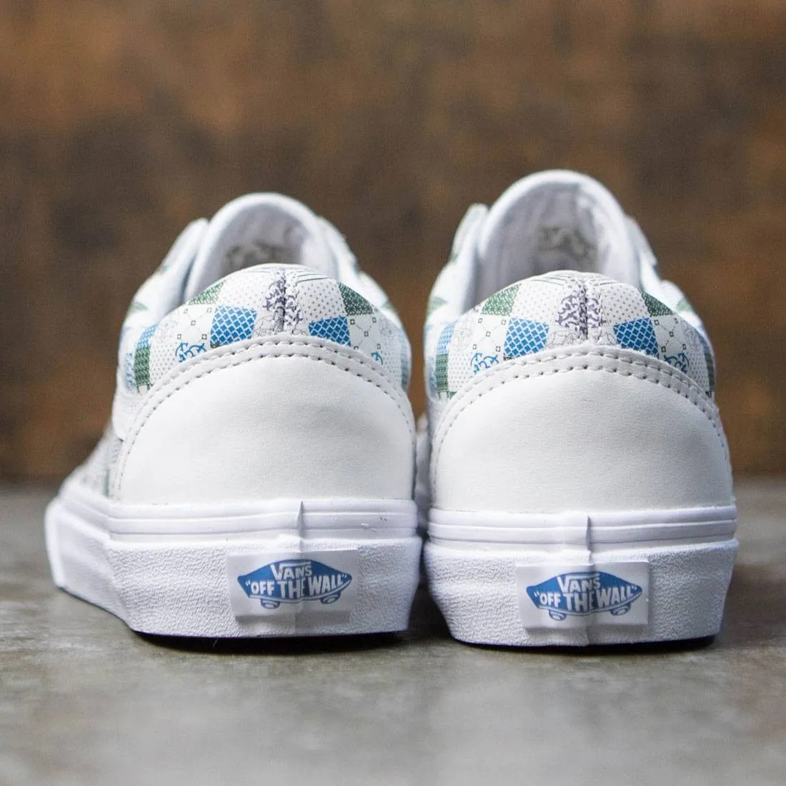 Vans Women Old Skool DX - Tiles (white / leather / true white)
