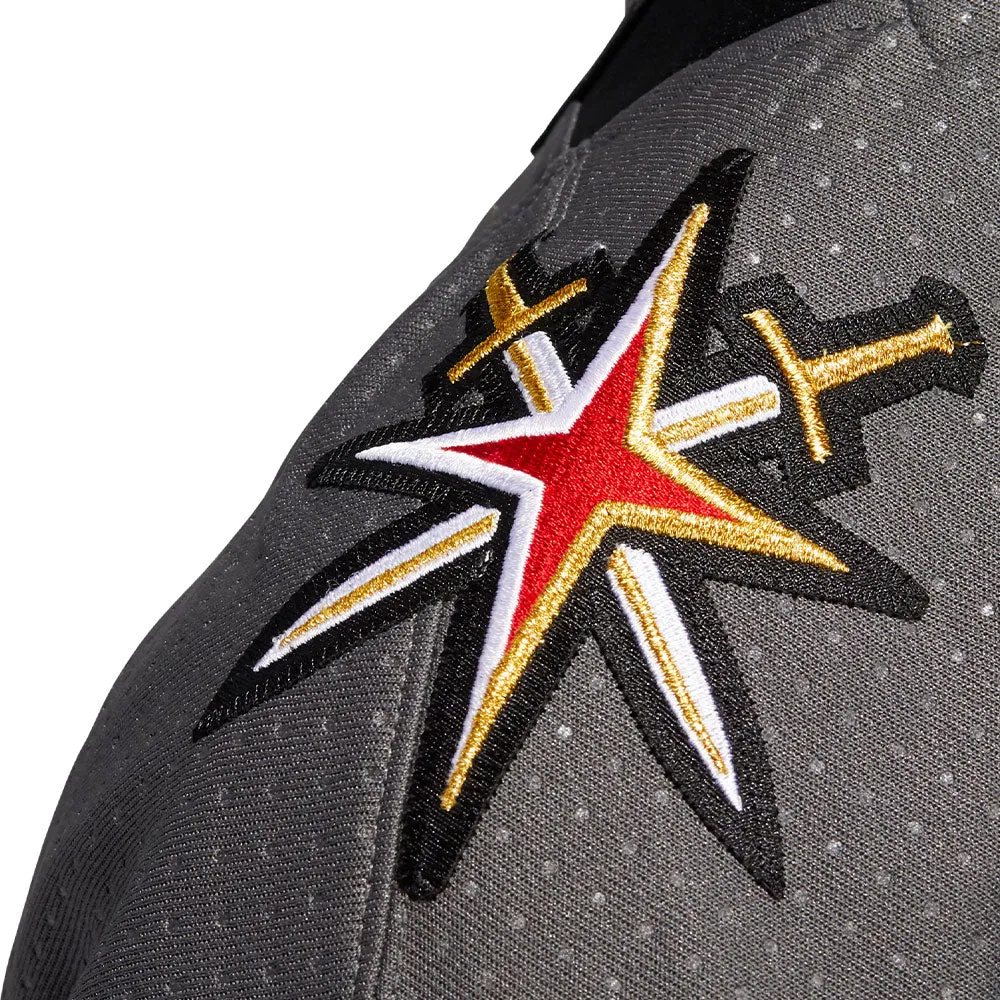 VEGAS GOLDEN KNIGHTS ADIDAS ADIZERO PRIMEGREEN AUTHENTIC GREY HOME JERSEY