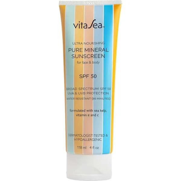 VitaSea Ultra Nourishing Pure Mineral Sunscreen Lotion SPF 50