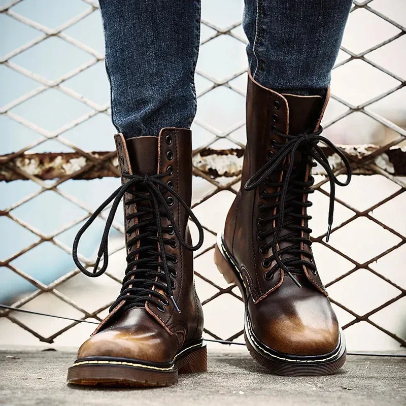 Walker Evans Full Grain Leather Boots