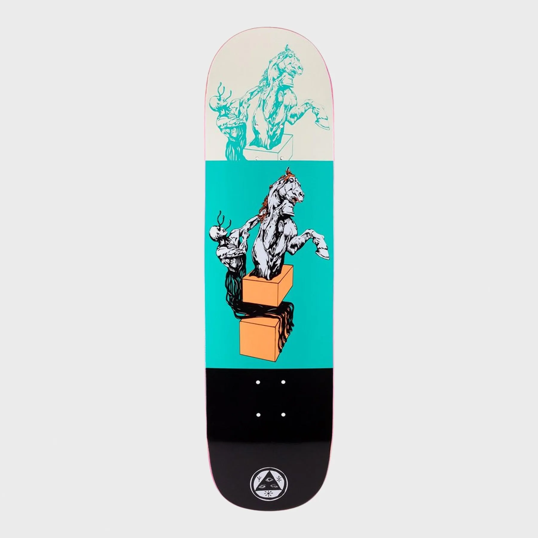 Welcome Skateboards - 8.5 Hierophant on Big Bunyip Deck (Teal / Black)