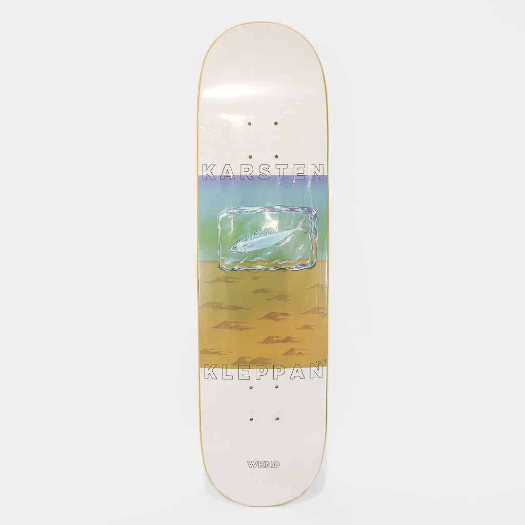 WKND Skateboards - 8.375 Karsten Kleppan Fish In Ice Skateboard Deck