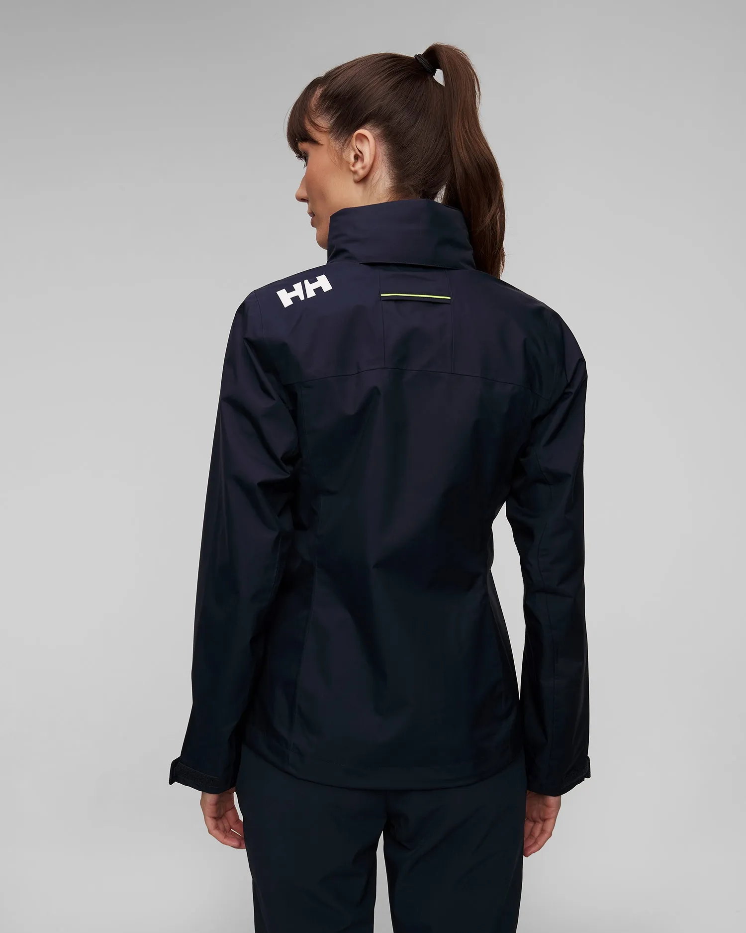 Women's navy blue sailing Helly Hansen Crew Hooded Jacket 2.0 34448-597