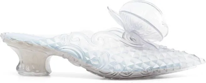 Y Project x Melissa floral-detail mules Neutrals