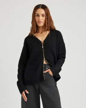 Zeena Zip-Up Cardigan